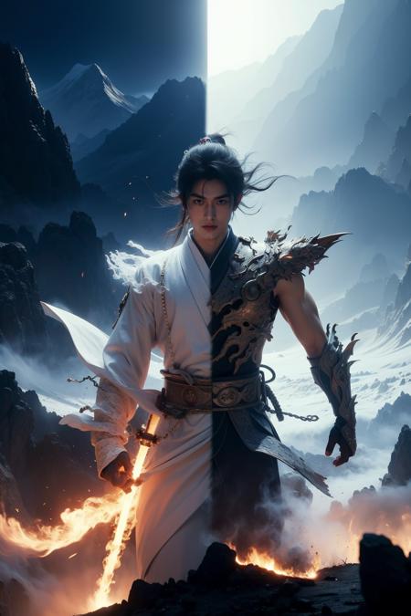 黑白·神魔 (Black and White · Gods and Demons)