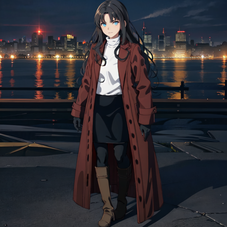 Rin tohsaka  LORA and(Pony)  from fate stay night visual novel
