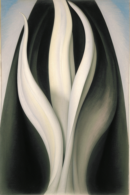 Georgia O'Keeffe's flower paintings