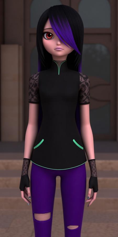 Juleka Couffaine, Ladybug, Miraculous. Different models and attires.