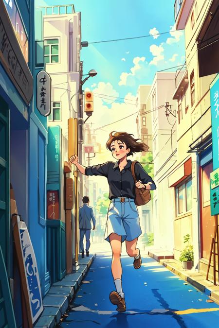 Madogiwa no Totto-chan anime style