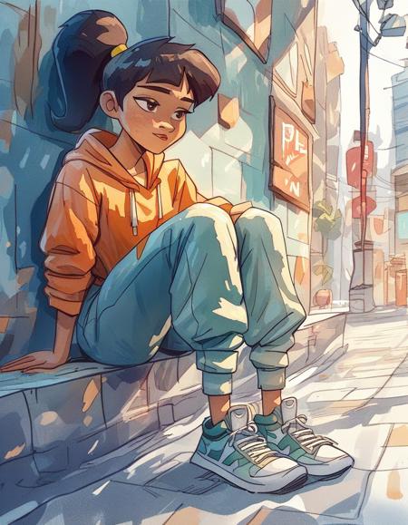 Watercolor Sketch Style [XL+Pony]