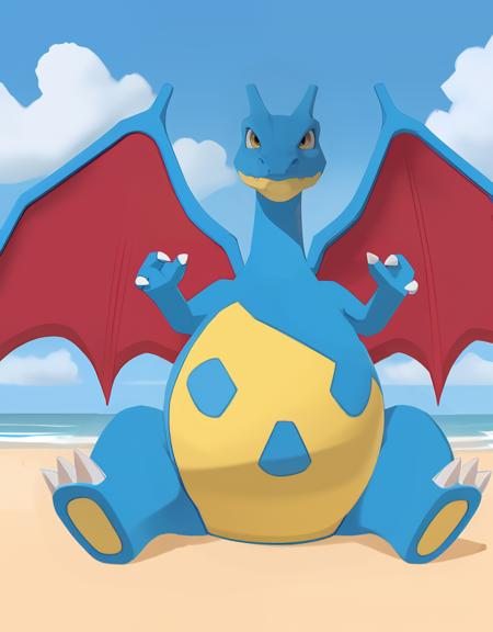 Crocoizard / Croconaw + Charizard - Pokemon (Infinite Fusion)