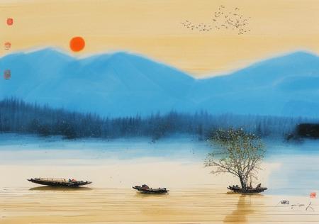 中国彩墨-Chinese ink painting