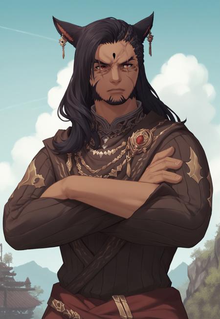 Face 2 Male Miqo'te - FFXIV LoRa