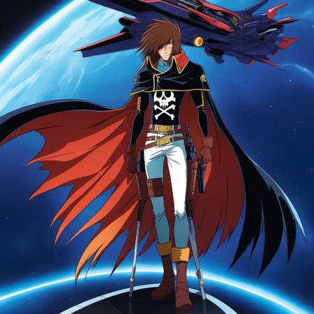 300 th LORA : Captain Harlock / Albator - SDXL (3D movie/anime)