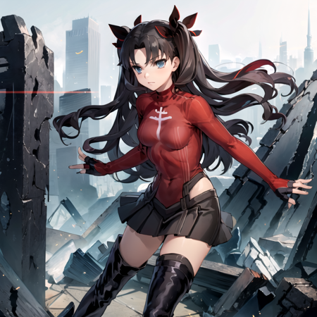 Rin tohsaka  LORA and(Pony)  from fate stay night visual novel