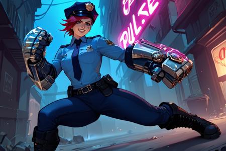 VI from League of Legends Game & Arcane 3 Skins | Pony / SD1.5