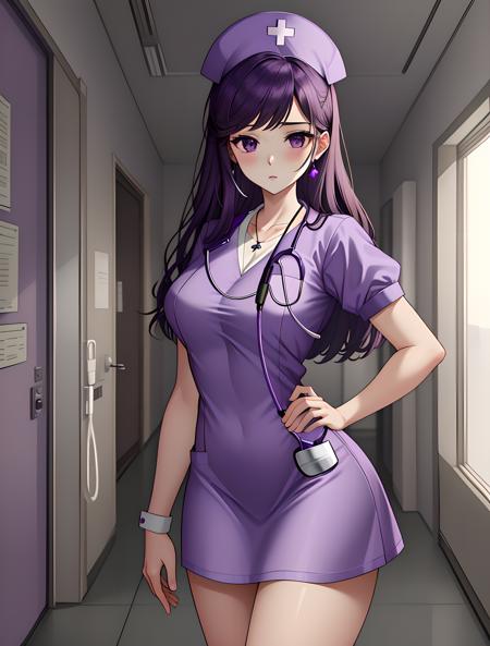 Purple Nurse Outfit