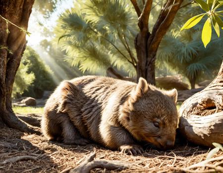 Wombat (Vombatus, Lasiorhinus) SD XL