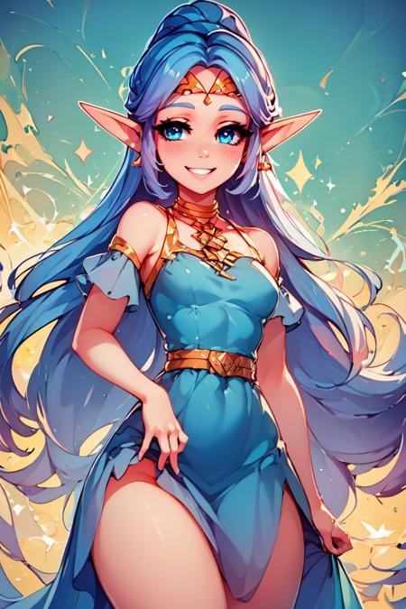 Nayru (The Legend Of Zelda: Oracle of Seasons) [Pony & SD1.5]