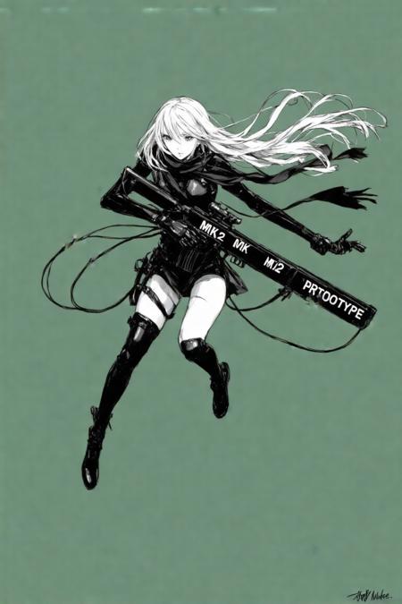 SD3.5L Nihei Tsutomu Blame! Style LoRa