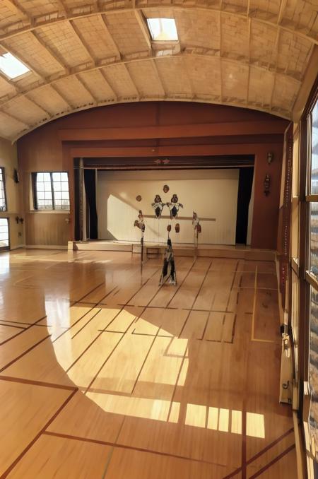 体育館 Japanese school gymnasium SD15版本v0.3 (ID: 100753)