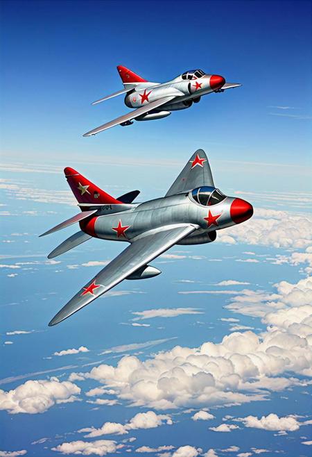 MiG-15. Soviet era jetfighter版本v1.1 SDXL (ID: 609147)