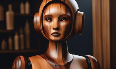XL Realistic wood carving art style