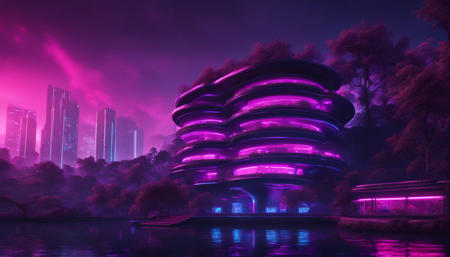 Futuristic Nature House Concept Art (VW Style)