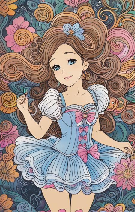 A side portrait style with flowing hair - tangbohu [SDXL] 11