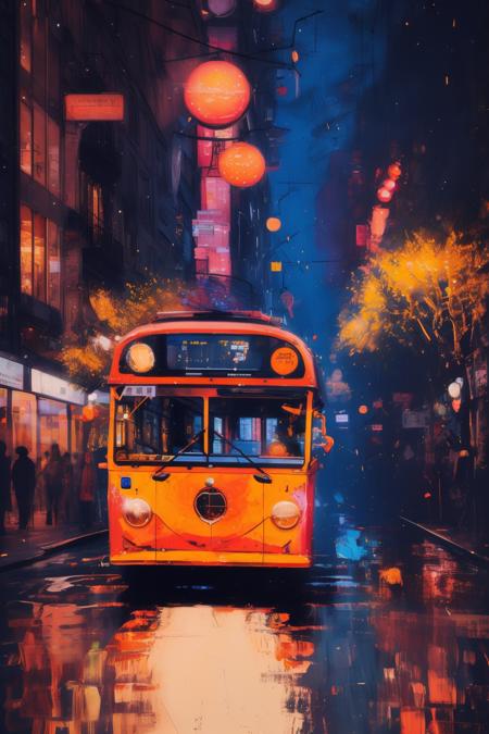 A painting style with colored dots - tangbohu 22