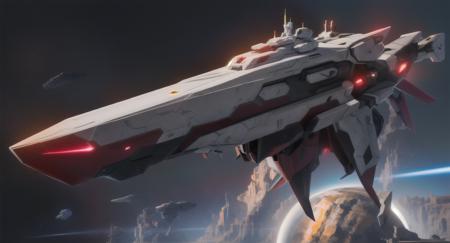 Space battleship (with bridge)