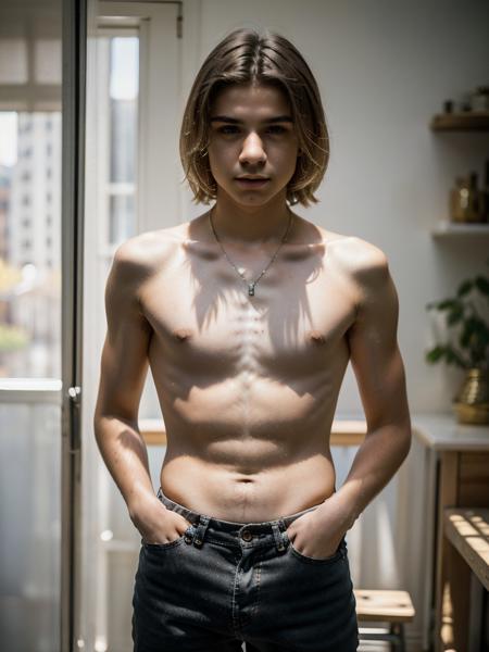 Model Young man