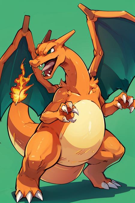 Charizard & Mega X Form (Pokemon) (Pokedex #0006) [Illustrious & SD1.5]版本v2 (ID: 335889)