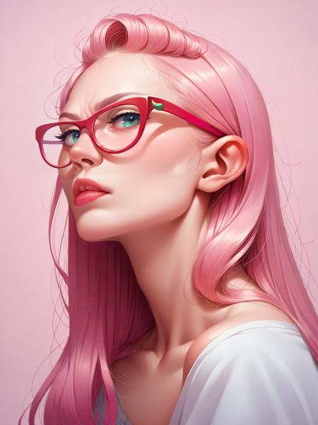 Retro Cat Eye Glasses - Commission