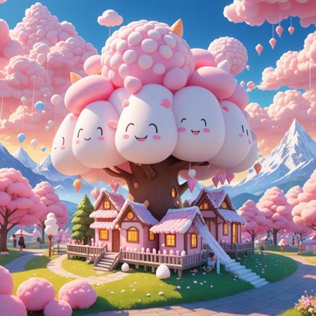 The world  marshmallows
