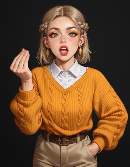??Pinched Fingers Pose | Italian Hand Gesture PONY XL