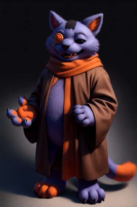 Seam (Deltarune), Furry Character Model版本v2.0 (ID: 385874)