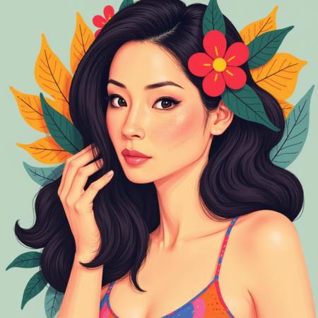 Lucy Liu (1990s) (FLUX)