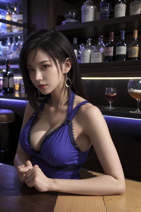Tifa Rokkuhāto_蒂法蓝色礼服