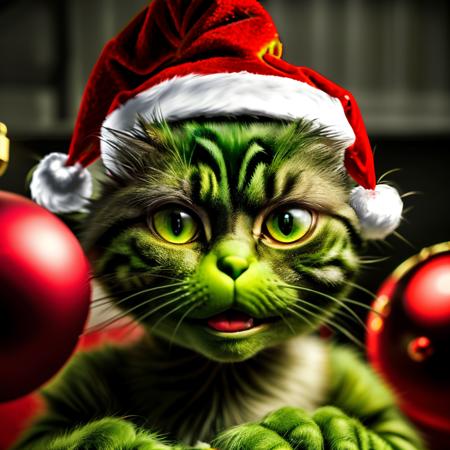 ChristmasGrinchCatLora