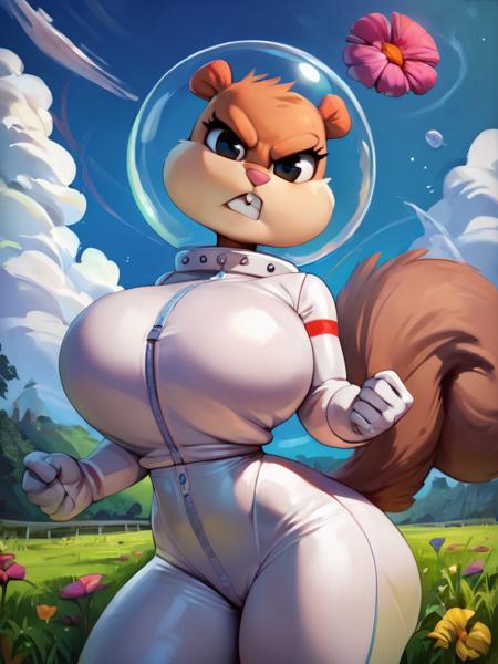 Sandy Cheeks (SpongeBob SquarePants) by YeiyeiArt