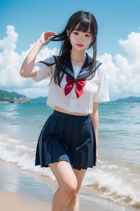 清凉一夏 水手服与水 serafuku and water