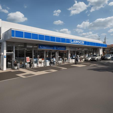 コンビニの外観L SDXL
