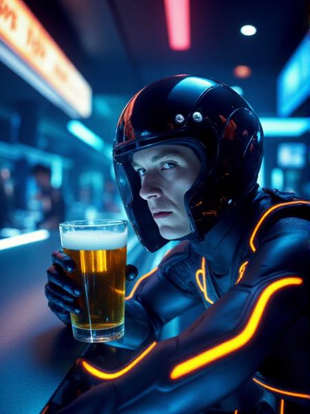 Tron Legacy style - Flux1.D