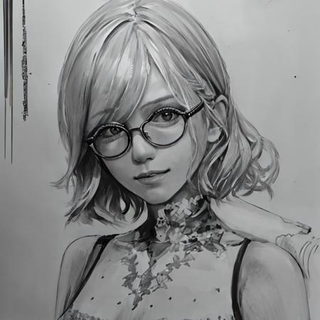 Hand-painted portrait