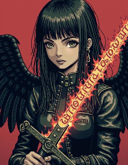 8bit/16bit Gameboy inspired Anime Pixel Style by ChronoKnight - [FLUX]