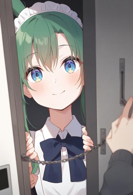 [SDXL&Pony] door chain / ドアチェーン