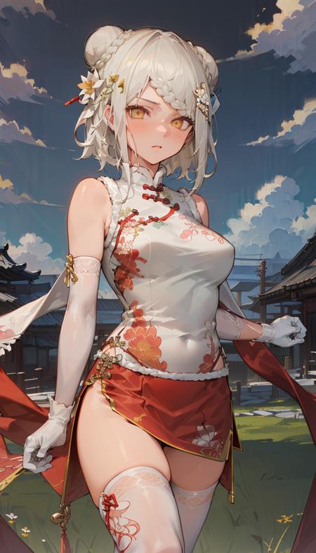 战舰少女r-重庆-曙光女神(Aurora)-绯衣金带服饰