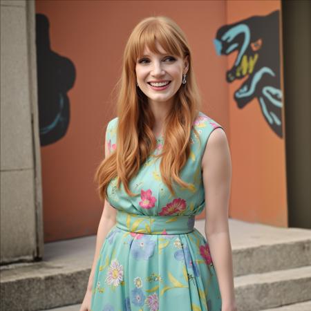 Jessica Chastain FLUX 1D