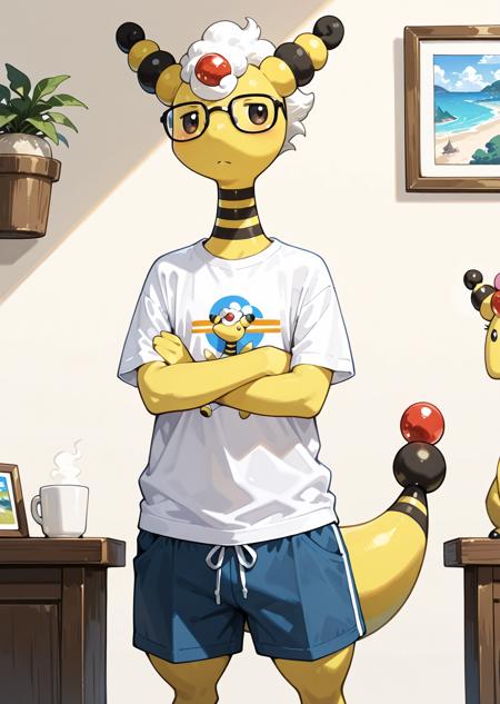 Mega Ampharos (Feral, Anthro) [Pony, Illustrious]