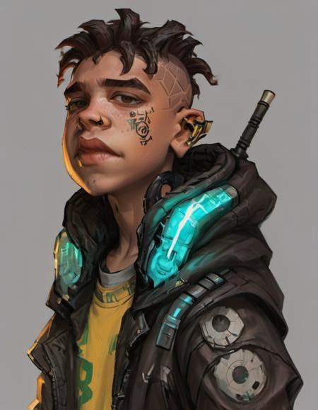 XLPUNK - Concept-art Oriented Style LoRa for SDXL