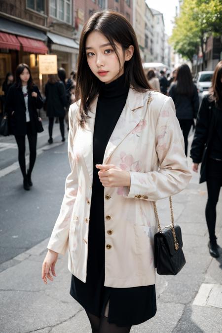 Waisted Woolen Coat