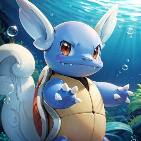 Wartortle (Pokemon) (Pokedex #0008) [Pony & SD1.5]