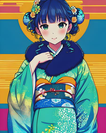 Furisode Fur Collar