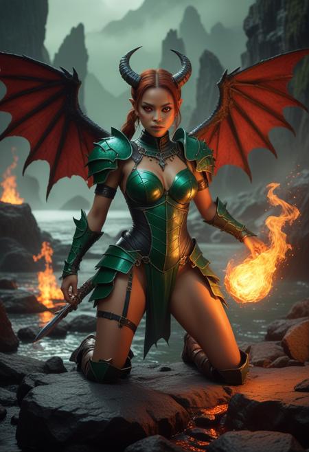Dynamic Wildcard - armored demon unleashed