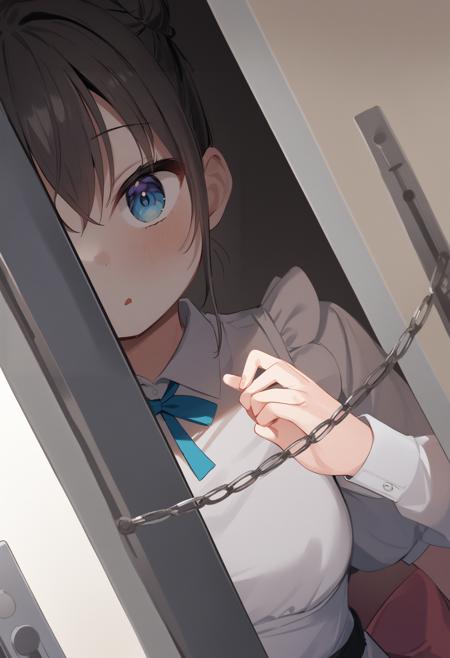 [SDXL&Pony] door chain / ドアチェーン