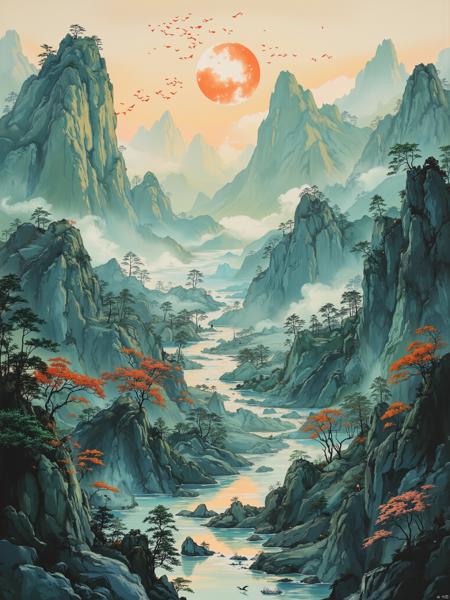 OB国风绘卷 Chinese style scroll painting
