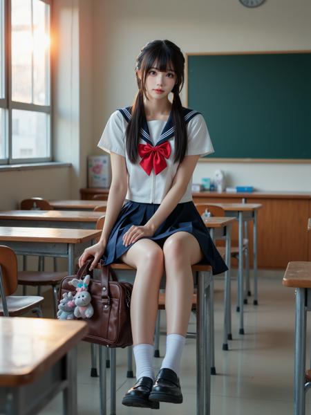 [Flux.1 D][Realistic]  Japanese JK School Uniform | JK制服